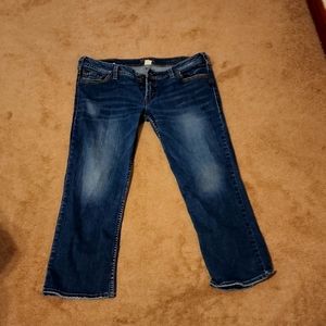 Silver pioneer flood capris